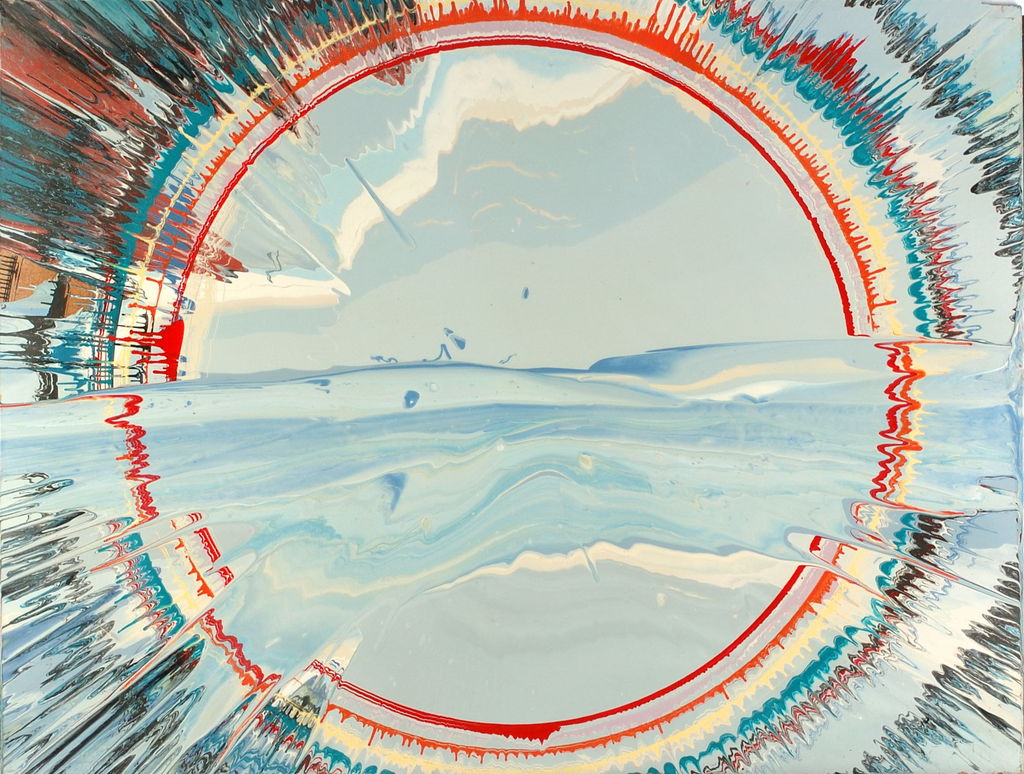 Acrylic and Lacquer on Board, 32in x 24in - 2004